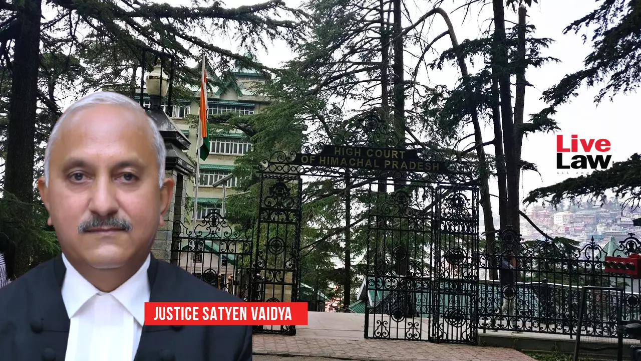 Himachal Pradesh High Court, Justice Satyen Vaidya