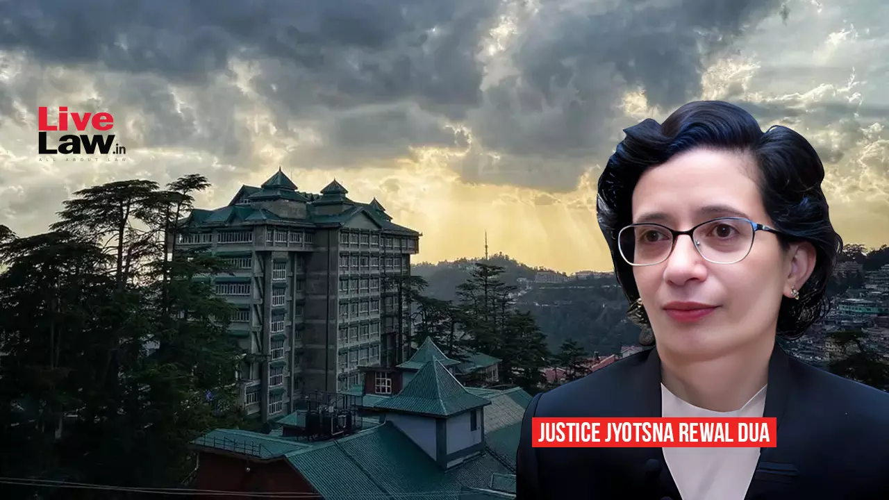 Justice Joytsna Rewal Dua, Himachal Pradesh High Court