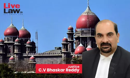 Justice CV Bhaskar Reddy, Telangana High Court