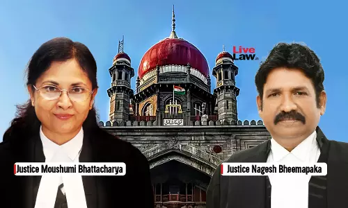 Telangana High Court, Justice Moushumi Bhattacharya, Justice Nagesh Bheemapaka