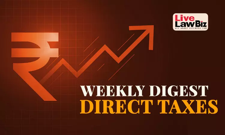 Direct Tax Weekly Round-Up: January 26 - February 01, 2026