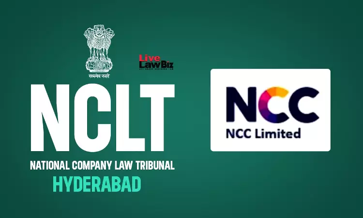NCLT Hyderabad Approves Merger Of NCC Infrastructure Holdings With NCC Ltd