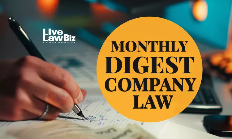 LiveLawBiz Company Law Monthly Digest: February-2026 LiveLawBiz Company Law Monthly Digest: February-2026