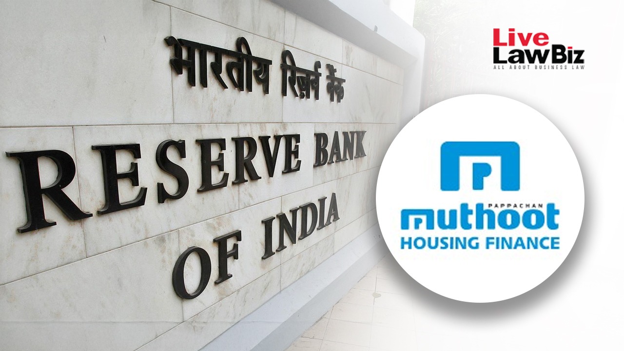 RBI Imposes ₹80 Thousand Penalty On Muthoot Housing Finance For Fair ...