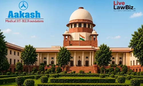 Supreme Court Refuses To Interfere With ₹66.31 Lakh Award In Favour Of Aakash In Coaching Franchise Dispute