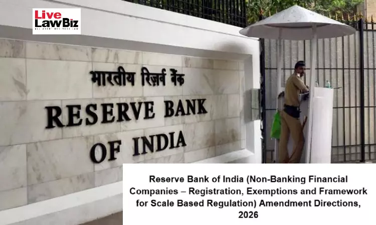 RBI Exempts NBFCs With Assets Below ₹1,000 Crore Without Public Funds Or Customer Interface From Registration