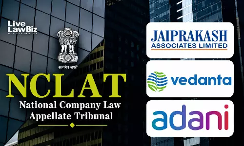 CoC Not Bound To Accept Plan With Highest NPV: NCLAT In Vedantas Plea Against Adanis JAL Plan CoC Not Bound To Accept Plan With Highest NPV: NCLAT In Vedantas Plea Against Adanis JAL Plan