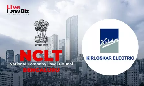 NCLT Bengaluru Sanctions Amalgamation Scheme Of Wholly Owned Subsidiaries Into Kirloskar Electric NCLT Bengaluru Sanctions Amalgamation Scheme Of Wholly Owned Subsidiaries Into Kirloskar Electric
