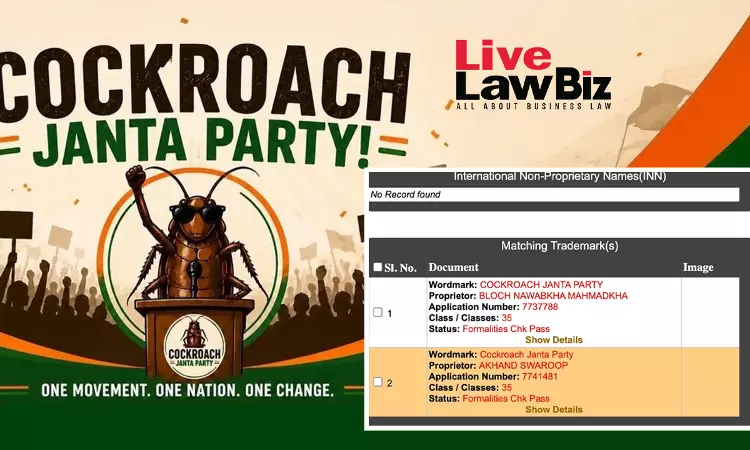 Trademark Applications Filed For Cockroach Janta Party As Satirical Movement Goes Viral