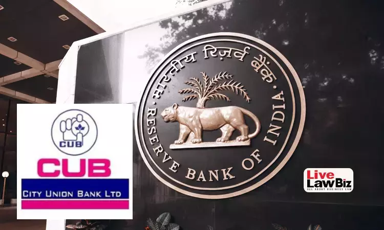 RBI Penalises City Union Bank, Two NBFCs Over Lending, Governance and KYC Compliance Lapses RBI Penalises City Union Bank, Two NBFCs Over Lending, Governance and KYC Compliance Lapses