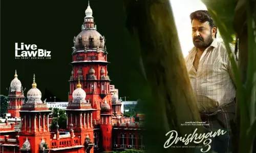 Madras High Court Temporarily Restrains Telugu Dub Release Of Drishyam 3 On OTT Platforms Madras High Court Temporarily Restrains Telugu Dub Release Of Drishyam 3 On OTT Platforms