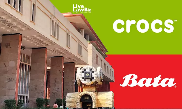 Delhi High Court Orders Crocs To Pay ₹24.63 Lakh Costs To Bata After Design Registration Was Cancelled Delhi High Court Orders Crocs To Pay ₹24.63 Lakh Costs To Bata After Design Registration Was Cancelled