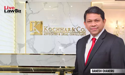 Kochhar & Co. Appoints Ganesh Chandru As Senior Partner, Further Strengthening Its Pan-India Arbitration And Litigation Practice Kochhar & Co. Appoints Ganesh Chandru As Senior Partner, Further Strengthening Its Pan-India Arbitration And Litigation Practice