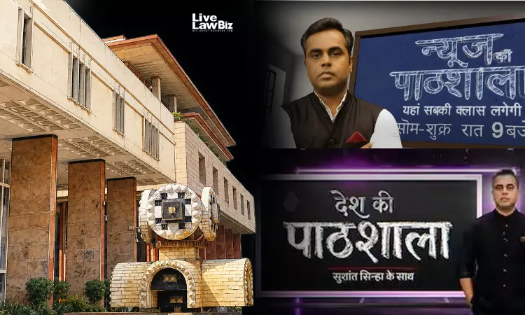 Delhi High Court Issues Notice On Times Now Suit Against Network18, Sushant Sinha Over Desh Ki Paatshala