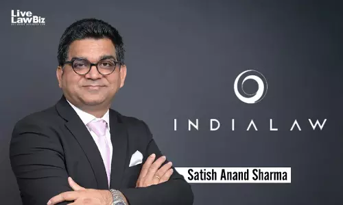 Indialaw LLP Strengthens Corporate And Insolvency Practice With The Addition Of Senior Partner Satish Anand Sharma Indialaw LLP Strengthens Corporate And Insolvency Practice With The Addition Of Senior Partner Satish Anand Sharma