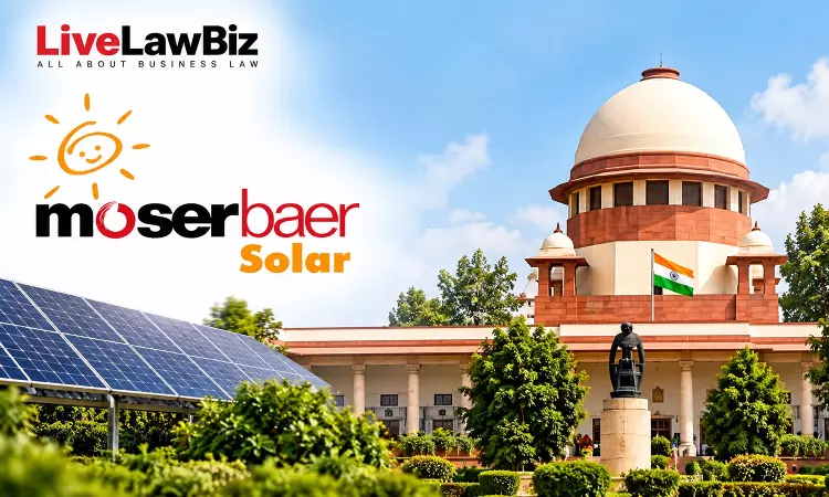 Supreme Court Orders Status Quo Over ₹54 Crore Deposit In Moser Baer Solar Asset Auction Supreme Court Orders Status Quo Over ₹54 Crore Deposit In Moser Baer Solar Asset Auction