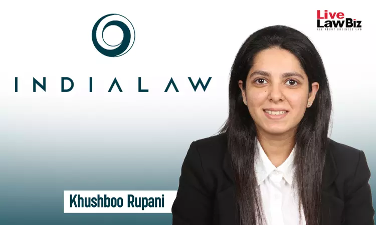 Indialaw LLP Appoints Khushboo Rupani As Associate Partner To Head ADR And Criminal Litigation Practices In Mumbai Indialaw LLP Appoints Khushboo Rupani As Associate Partner To Head ADR And Criminal Litigation Practices In Mumbai