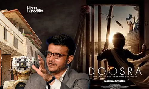 Delhi High Court To View Hindi Film Doosra In Sourav Gangulys Personality Rights Case Delhi High Court To View Hindi Film Doosra In Sourav Gangulys Personality Rights Case